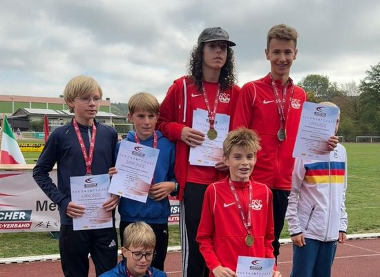 Team-Gold bei der HM Straßenlauf